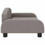 Voir la diapositive 4 : VIDAXL Lit pour chien taupe 70x45x30 cm tissu