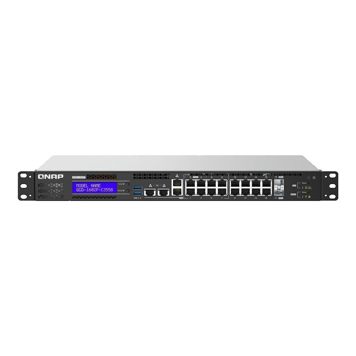 Qnap Commutateur réseau QNAP QGD-1602P 16 ports PoE