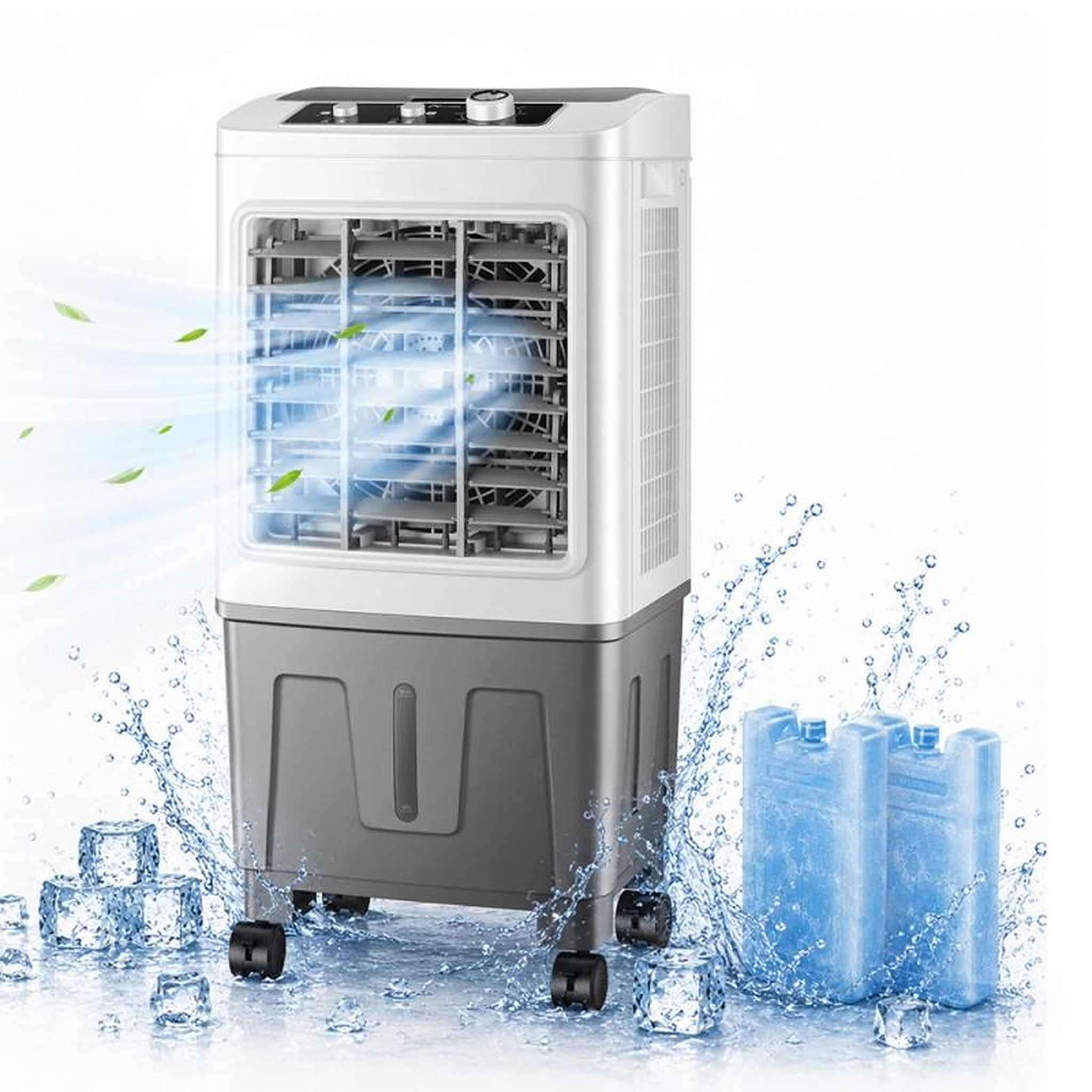 Rafraîchisseur d'air - 20 l - 3 vitesses - oscillation - jusqu'à 50 m²