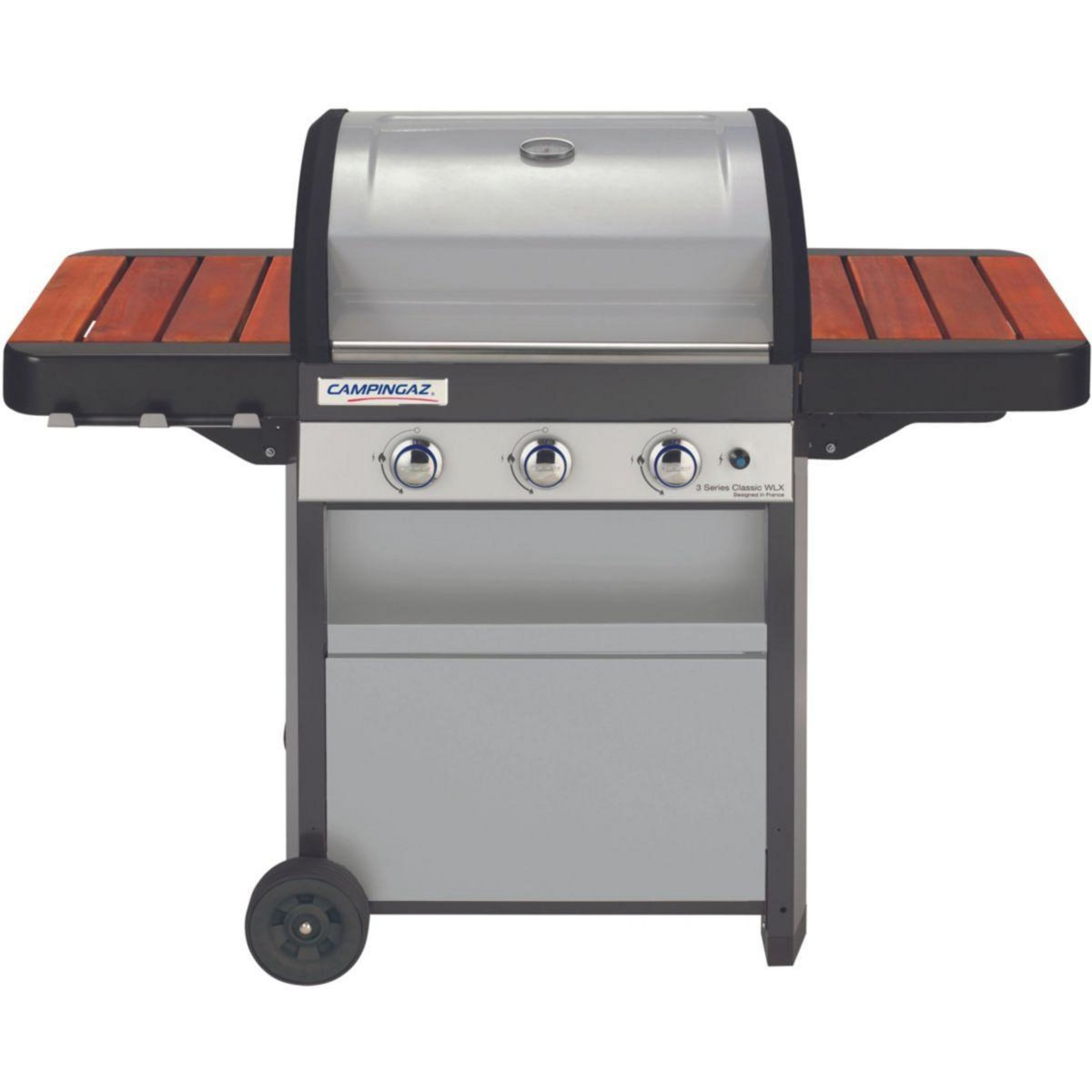 CAMPINGAZ Barbecue gaz 3 SERIES CLASSIC WLX inox 3 brûleurs sur chariot, 61x45 cm