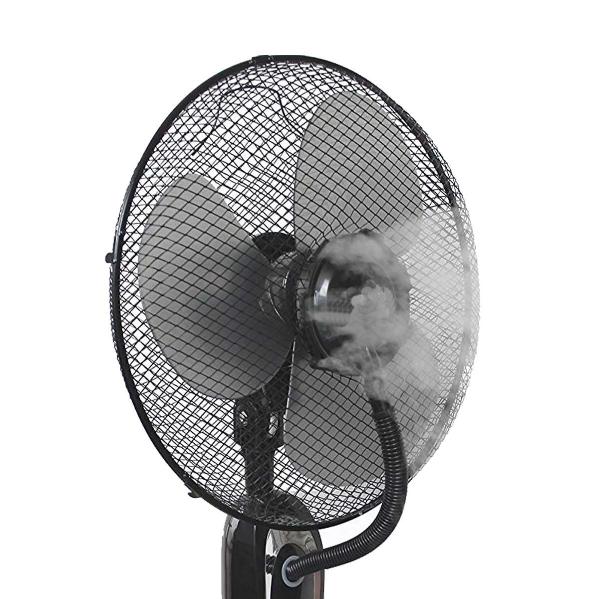 NIKLAS Rafraîchisseur d'Air Brumisateur sur Pied Nebula Fan - 75 W, Réservoir 3,2 L, Oscillation 90°, 3 Vitesses Niklas