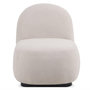 Voir la diapositive 4 : Paris Prix Fauteuil Design Bouclette  Pilou  80cm Beige