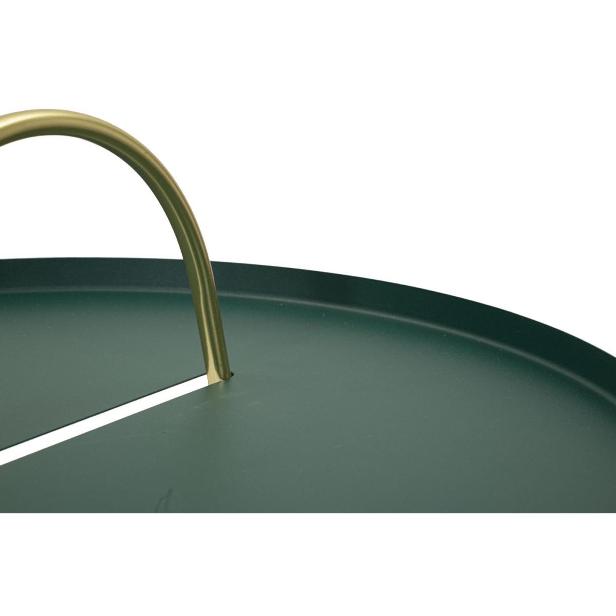 Voir la diapositive 6 : Paris Prix Table d'appoint design  grent  59cm vert & or