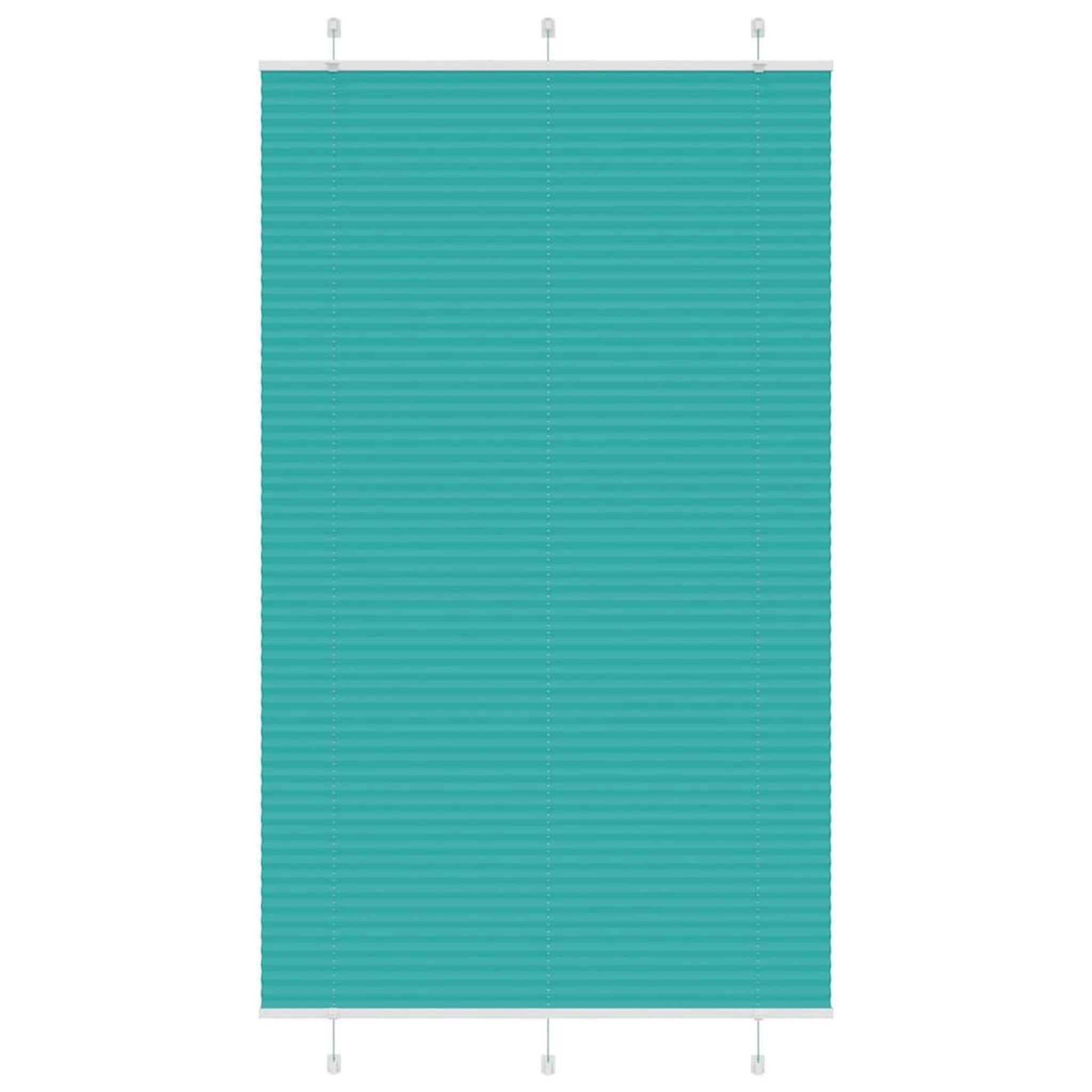 VIDAXL Store plisse vert petrole 120x200cm largeur du tissu 119,4cm