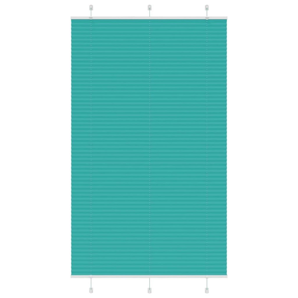 VIDAXL Store plisse vert petrole 120x200cm largeur du tissu 119,4cm