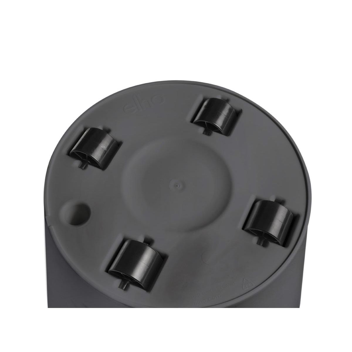 ELHO Pot de fleurs rond Loft Urban avec roues Ø 40 x H.35 cm - Anthracite