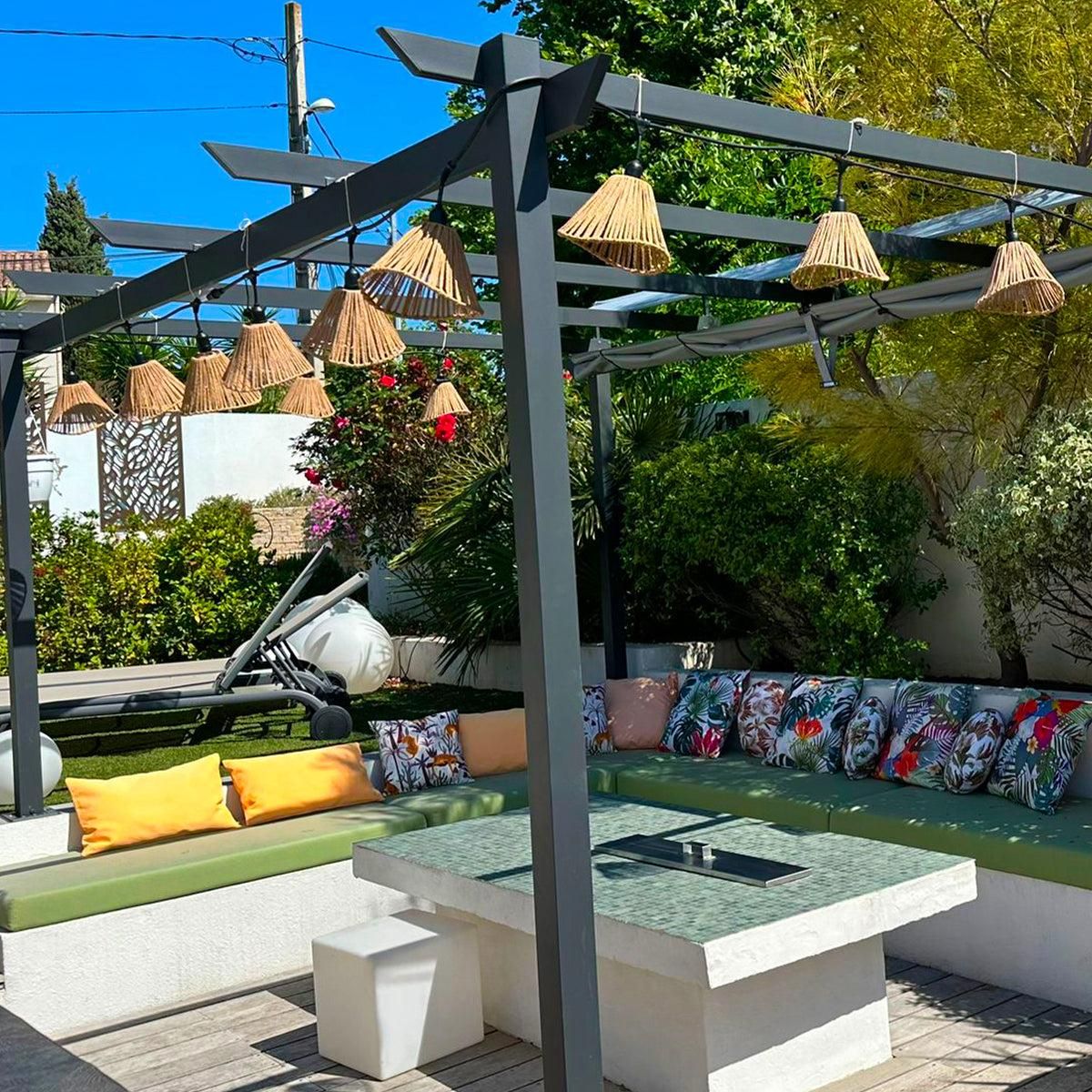 Lumisky Guirlande lumineuse RAFFY Beige Corde 6m