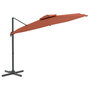 Voir la diapositive 3 : VIDAXL Parasol cantilever a double toit Terre cuite 400x300 cm