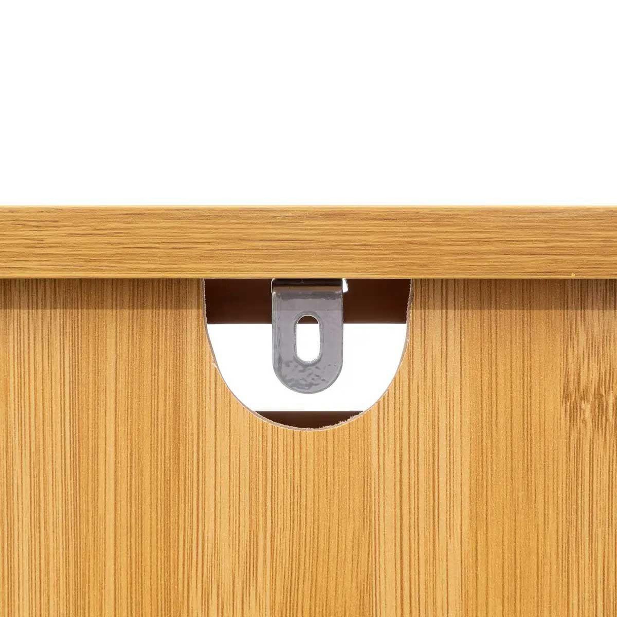 Voir la diapositive 4 : FIVE Meuble 4 tiroirs en bambou  sicela  97cm naturel