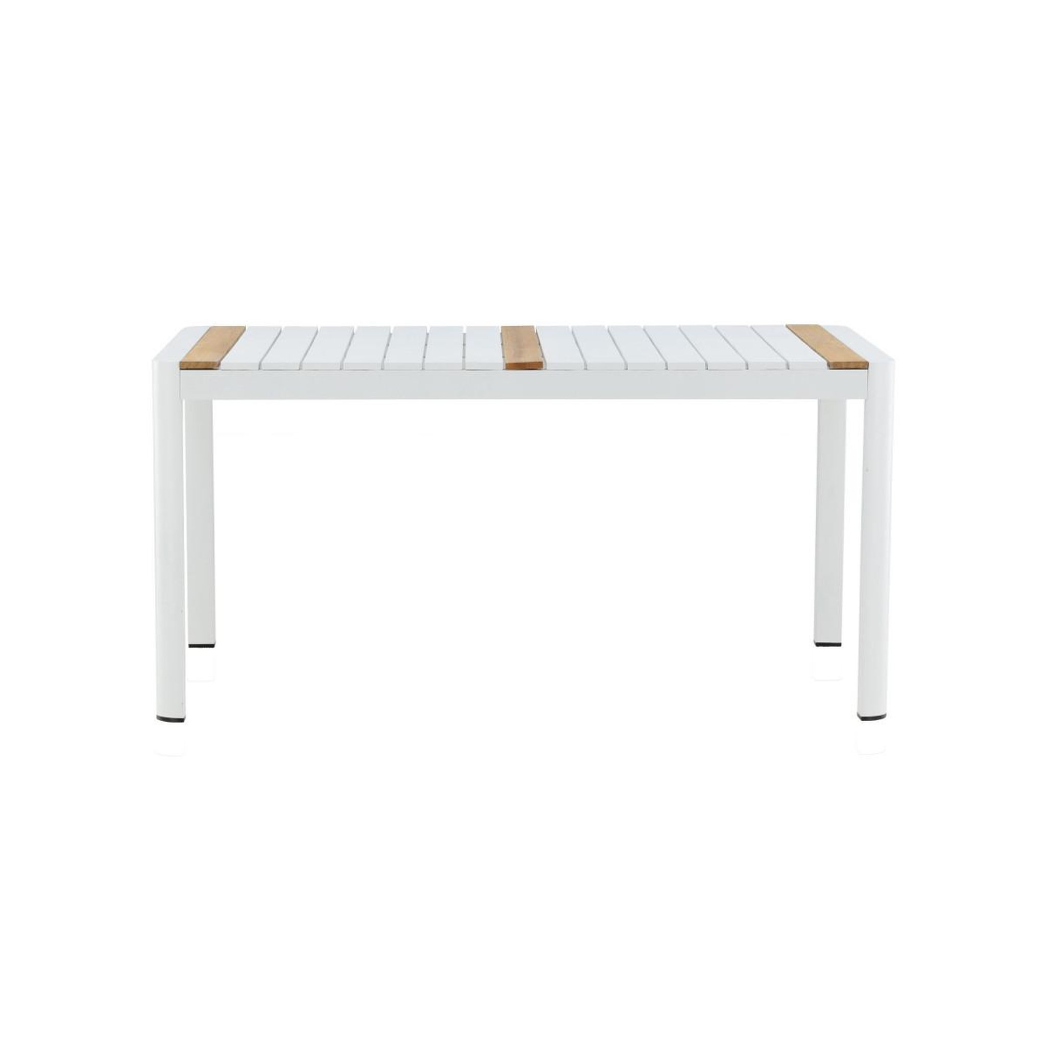 Voir la diapositive 4 : Paris Prix Table de jardin en teck  togo  150cm blanc