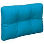 Voir la diapositive 4 : VIDAXL Coussin de palette bleu clair 50x40x12 cm tissu