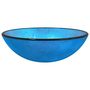 Voir la diapositive 2 : VIDAXL Lavabo Verre trempe 42x14 cm Bleu