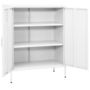 Voir la diapositive 2 : VIDAXL Armoire de rangement Blanc 80x35x101,5 cm Acier