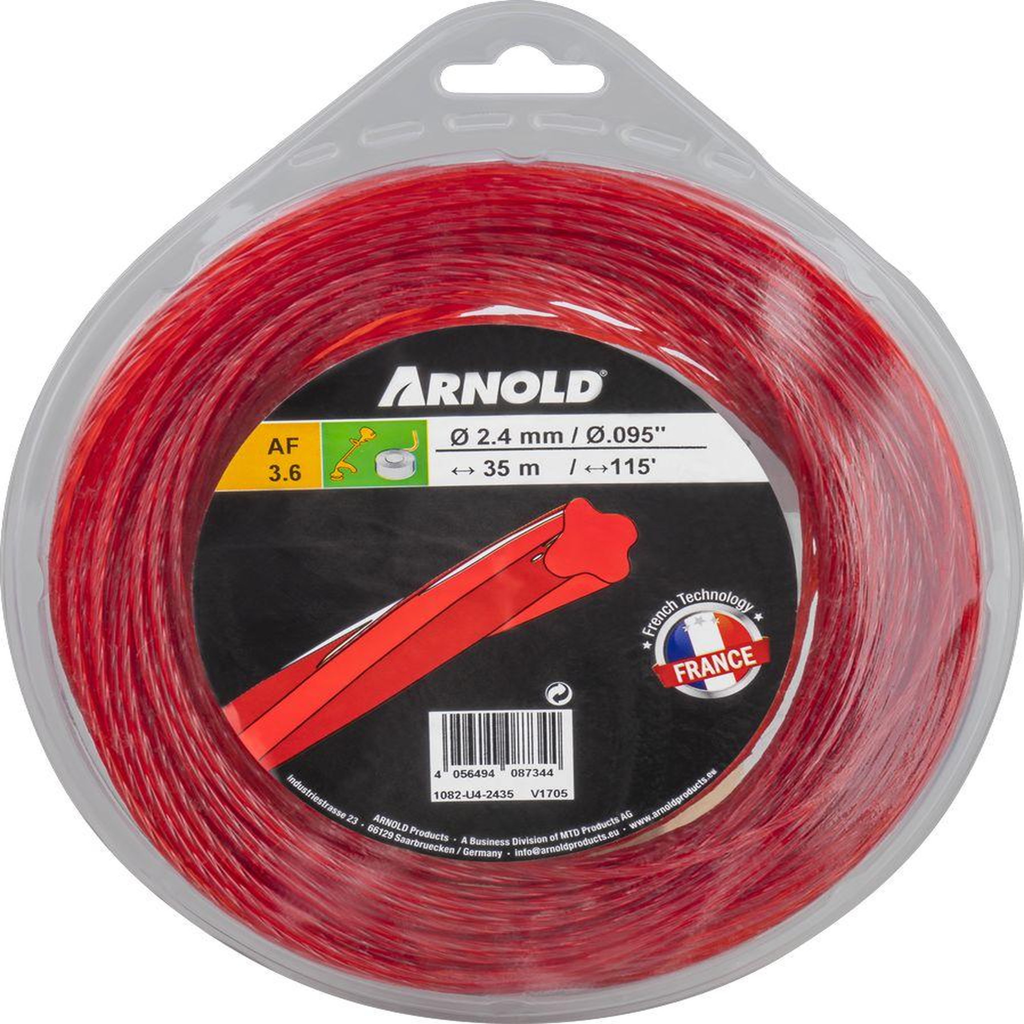 ARNOLD Fil Nylon Af 3.6 / 2,4Mm 35M