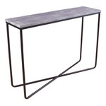 Paris Prix Console Design  Palace  110cm Gris Foncé & Noir