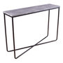 Voir la diapositive 1 : Paris Prix Console Design  Palace  110cm Gris Foncé & Noir