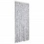 Voir la diapositive 2 : VIDAXL Moustiquaire Blanc et gris 100x220 cm Chenille