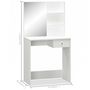 Voir la diapositive 5 : VIDAXL Coiffeuse Bois d'ingenierie 75x40x141 cm Blanc