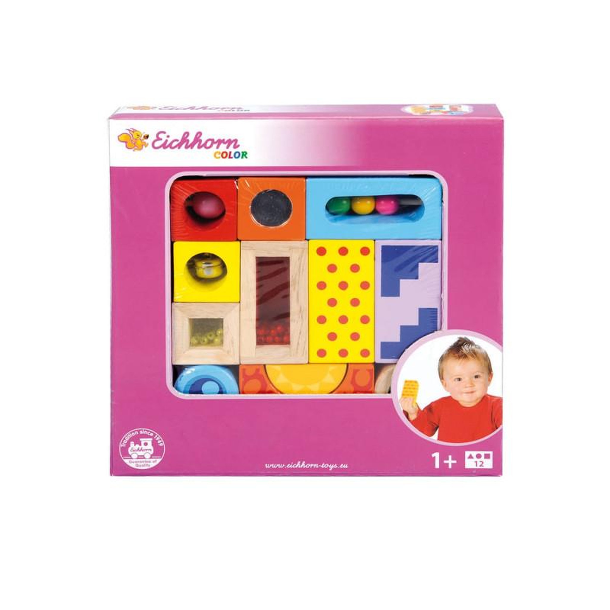 Voir la diapositive 2 : Eichhorn Eichhorn building blocks with sound