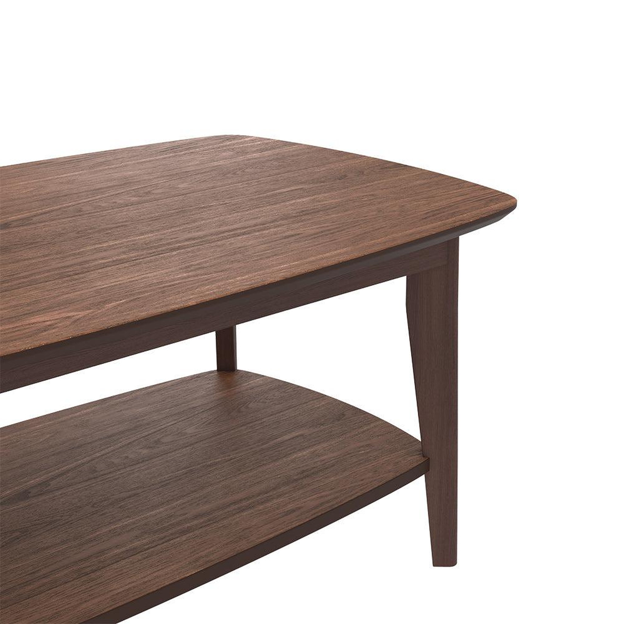 Voir la diapositive 6 : MAISON PAVANE Table basse rectangulaire en bois foncé-sadi