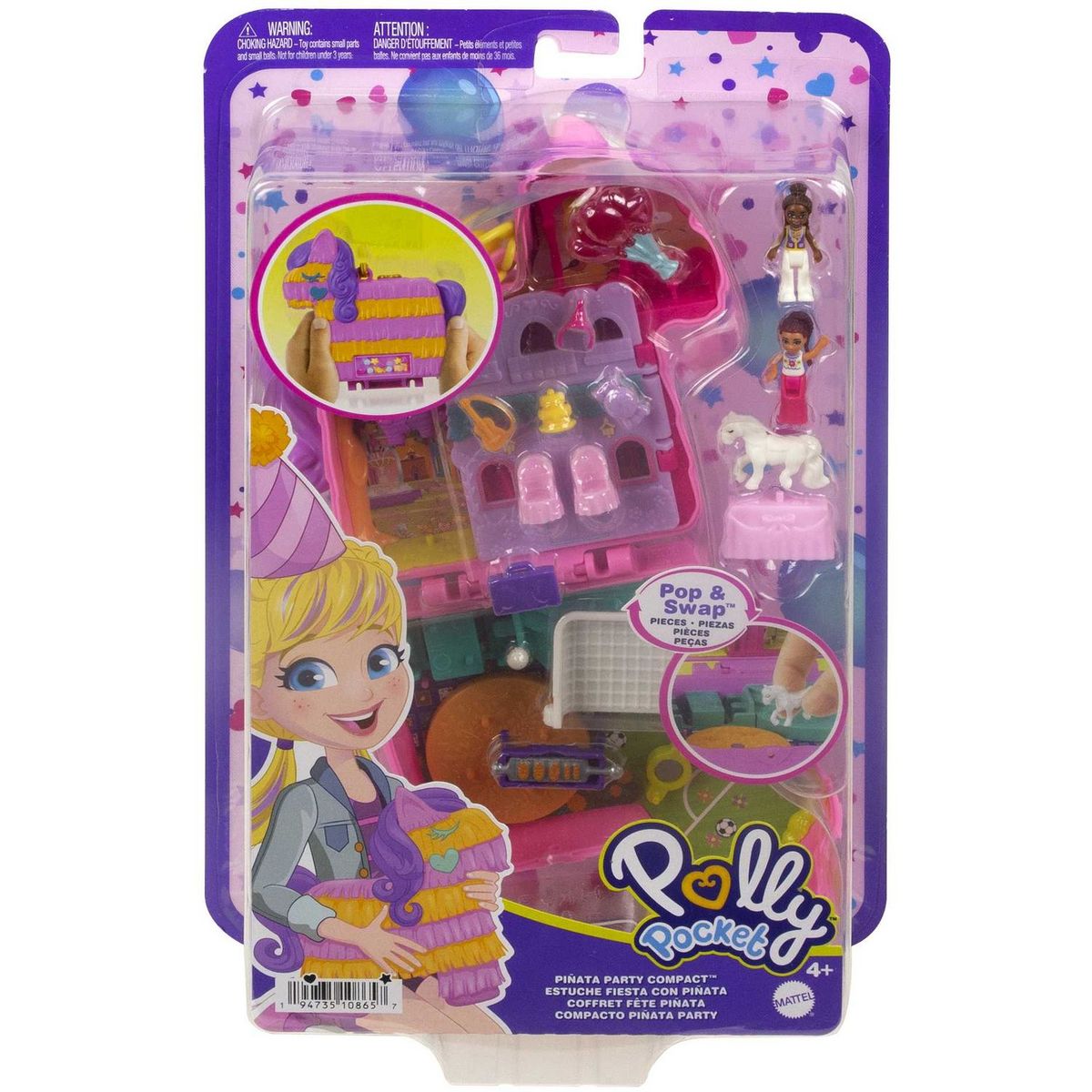 POLLY POCKET Coffret Pinata Fiesta en folie Polly Pocket 