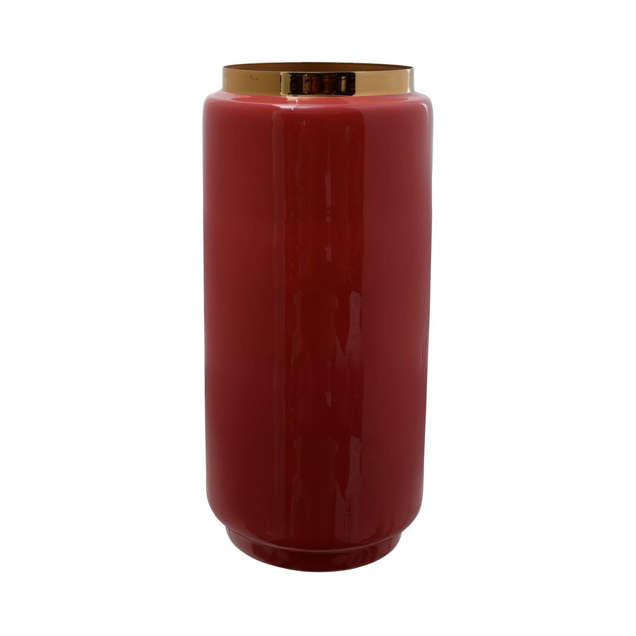 Voir la diapositive 1 : Paris Prix Vase déco rond  uniqa  30cm corail & or