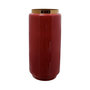 Voir la diapositive 1 : Paris Prix Vase Déco Rond  Uniqa  30cm Corail & Or