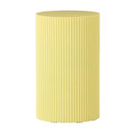 Paris Prix Table d'Appoint Nervurée  Lenox  50cm Jaune