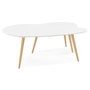 Voir la diapositive 6 : Paris Prix Lot de 2 Tables Gigognes  Rauma  116cm Blanc