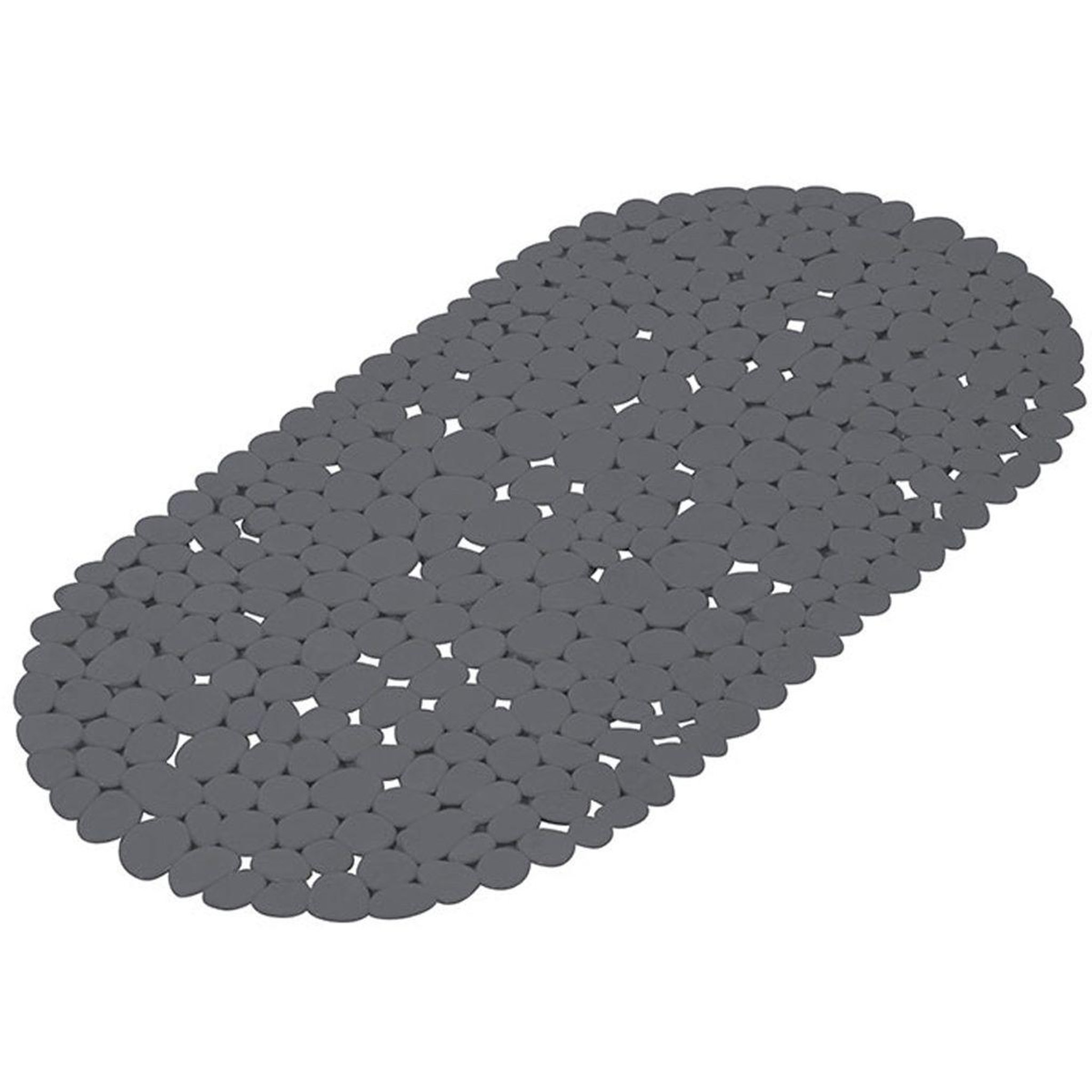 Douceur d'Intérieur Fond de Bain Galets  Vitamine II  36x69cm Anthracite
