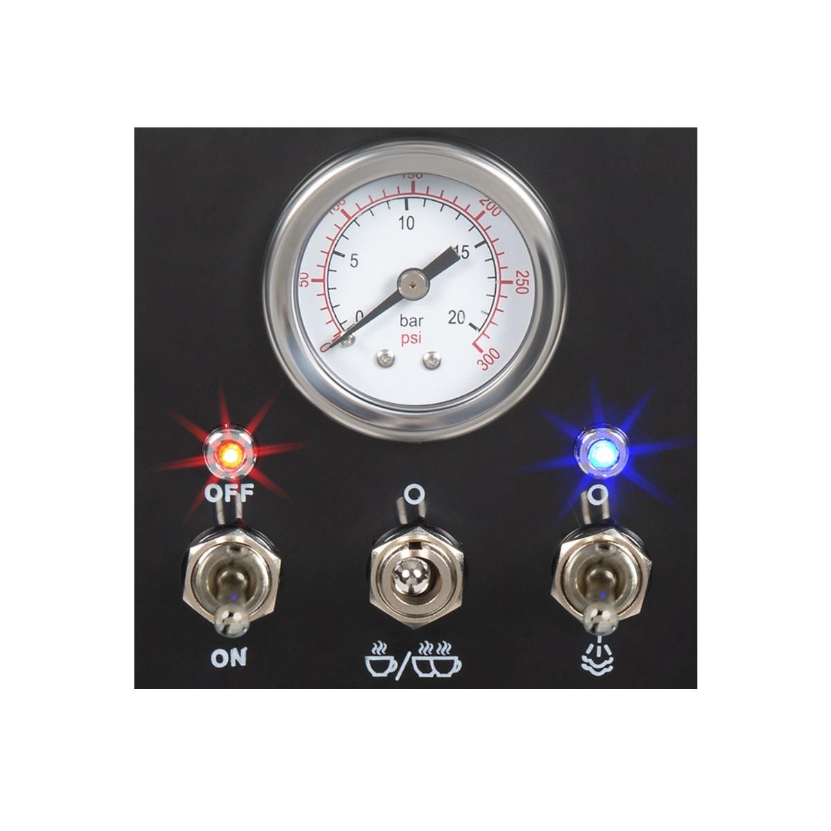 LIVOO Machine à expresso 15bars noir - DOD174N