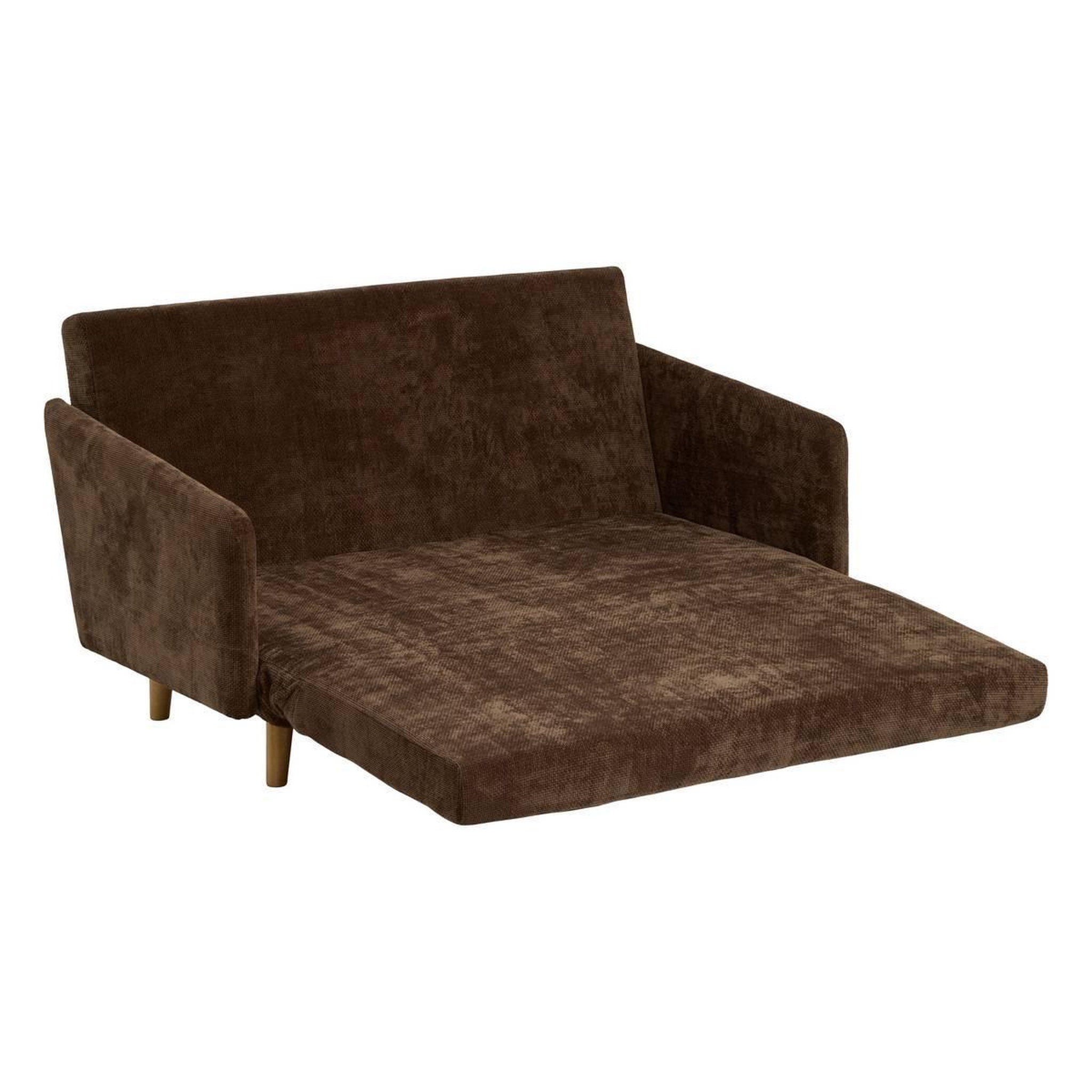 Voir la diapositive 3 : ATMOSPHERA Canapé convertible 2 places  milo  155cm marron tonka