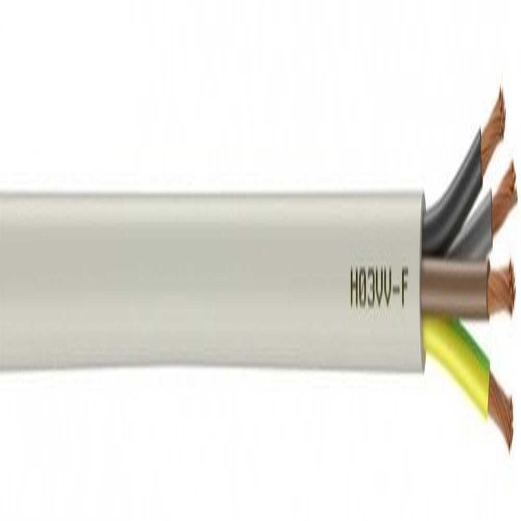 CENTRALE BRICO Câble électrique 4 G 0.75 mm² h03vvf à la coupe, blanc