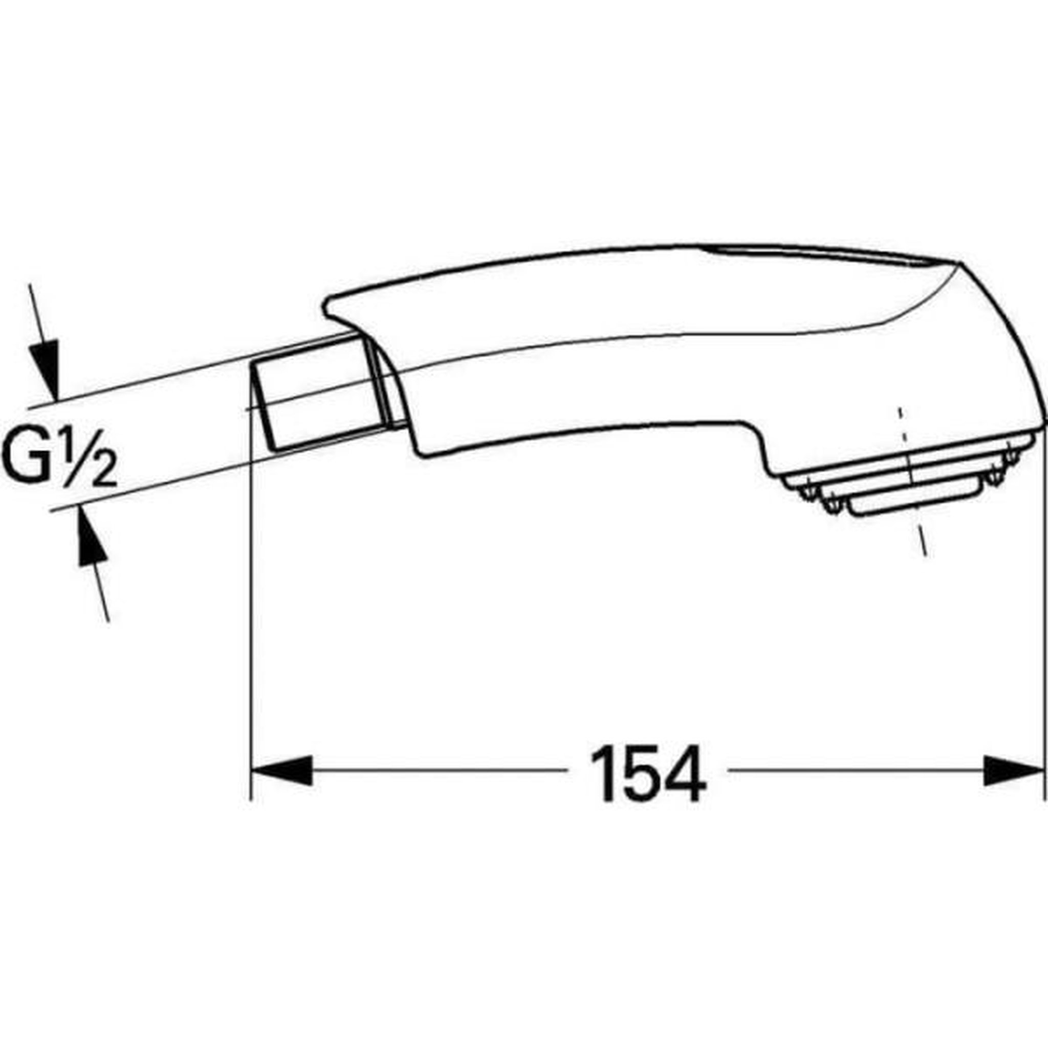 Voir la diapositive 2 : Grohe Douchette extractible pour mitigeur évier - grohe - 46312-ie0