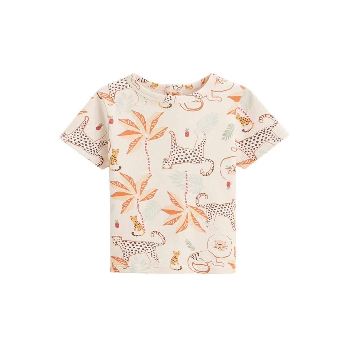 Petit Béguin Ensemble salopette bébé en gaze de coton et t-shirt Tango