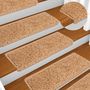 Voir la diapositive 5 : VIDAXL Tapis d'escalier 20 pcs 65x21x4 cm beige