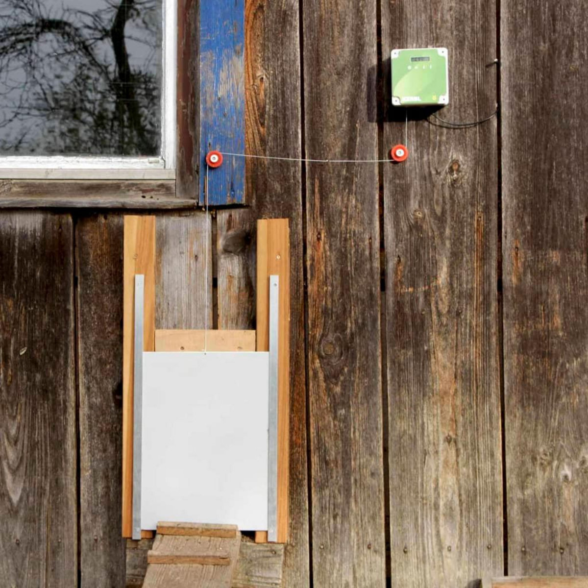 KERBL Kerbl Ensemble de porte automatique de poulailler 300x400 mm 70546