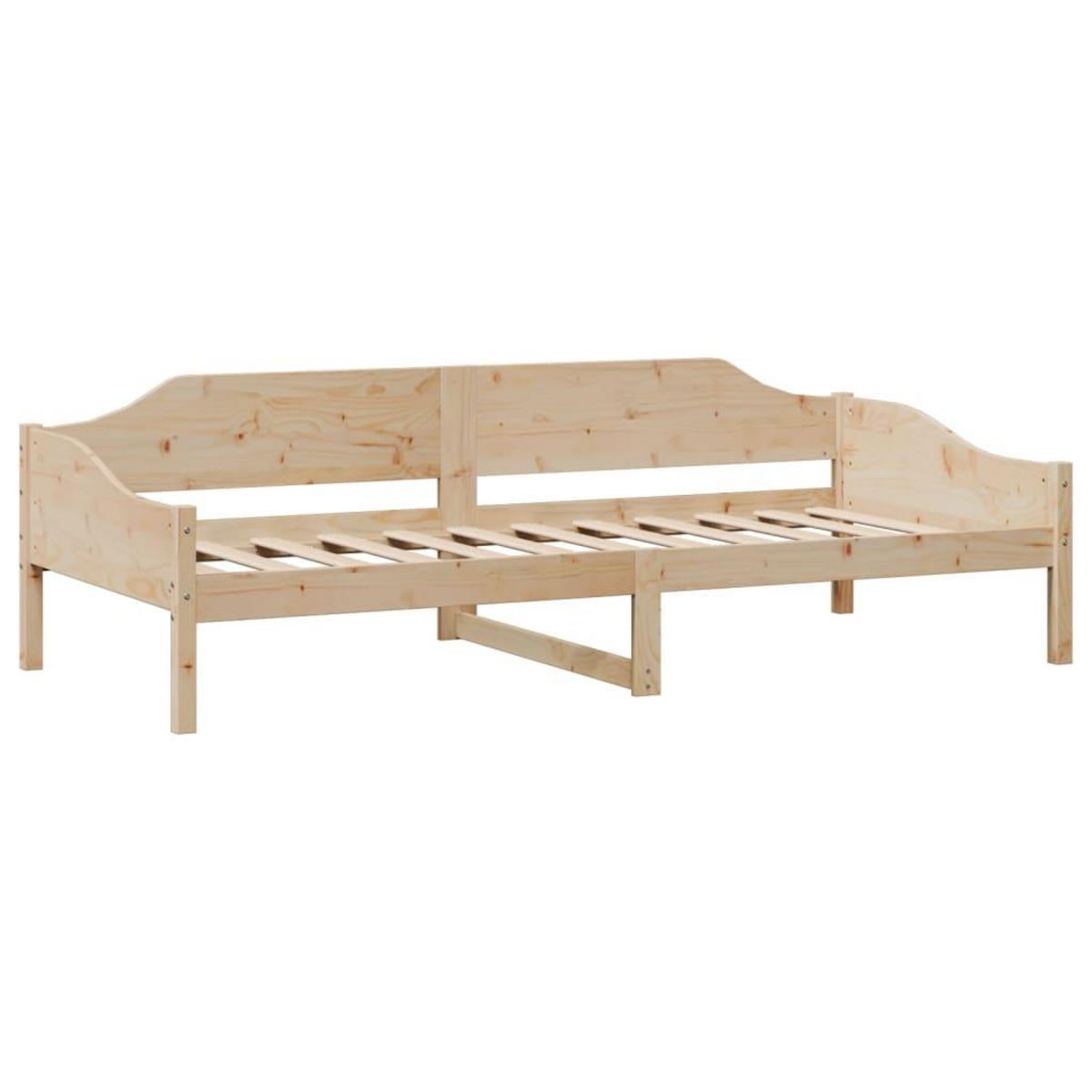 VIDAXL Cadre de lit sans matelas 90x190 cm bois de pin massif