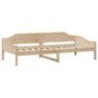Voir la diapositive 4 : VIDAXL Cadre de lit sans matelas 90x190 cm bois de pin massif