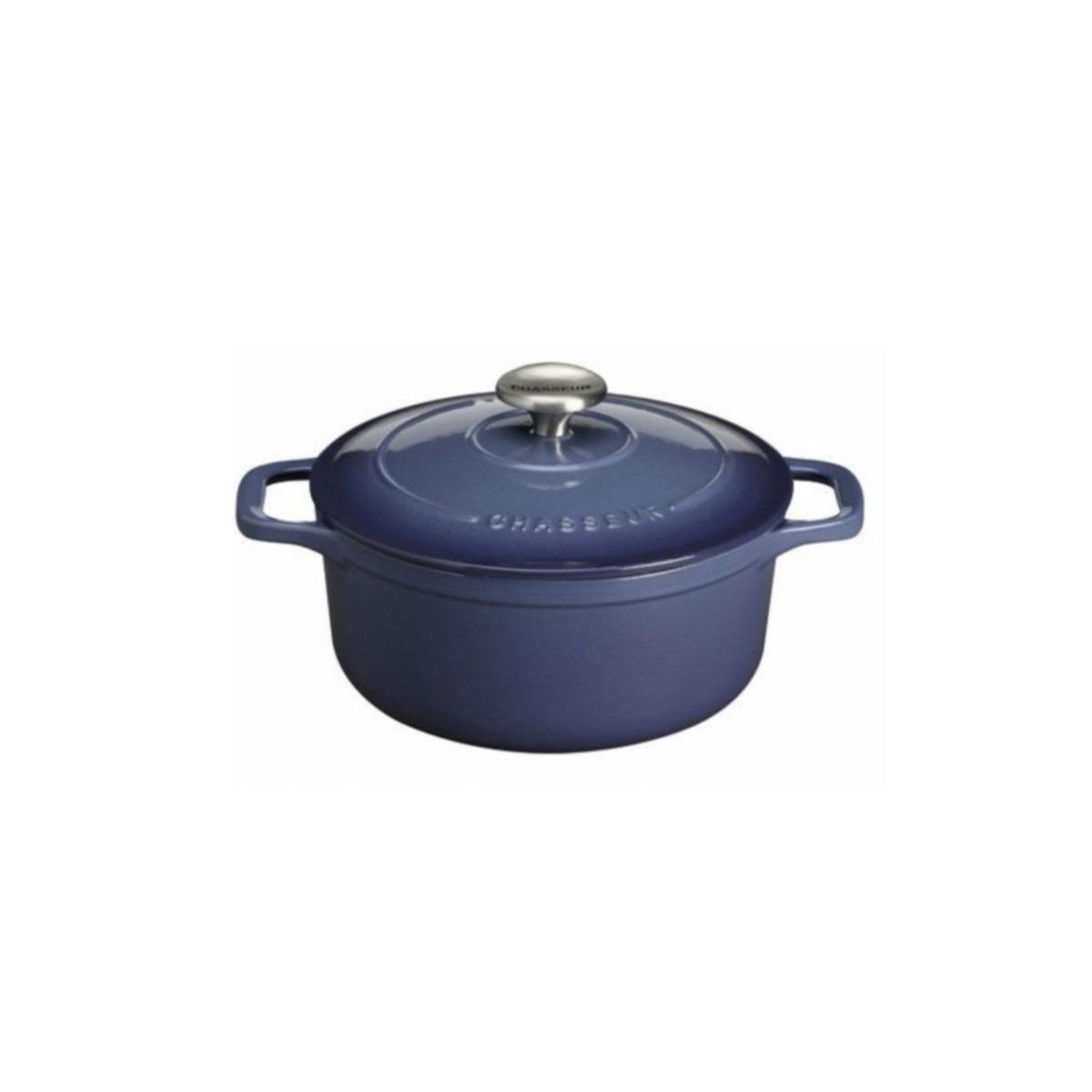 Chasseur Cocotte ovale en fonte émaillée 28cm bleu - PUC472897