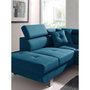 Voir la diapositive 5 : BEST MOBILIER Lisbona - canapé d'angle gauche convertible - 5 places - avec têtières