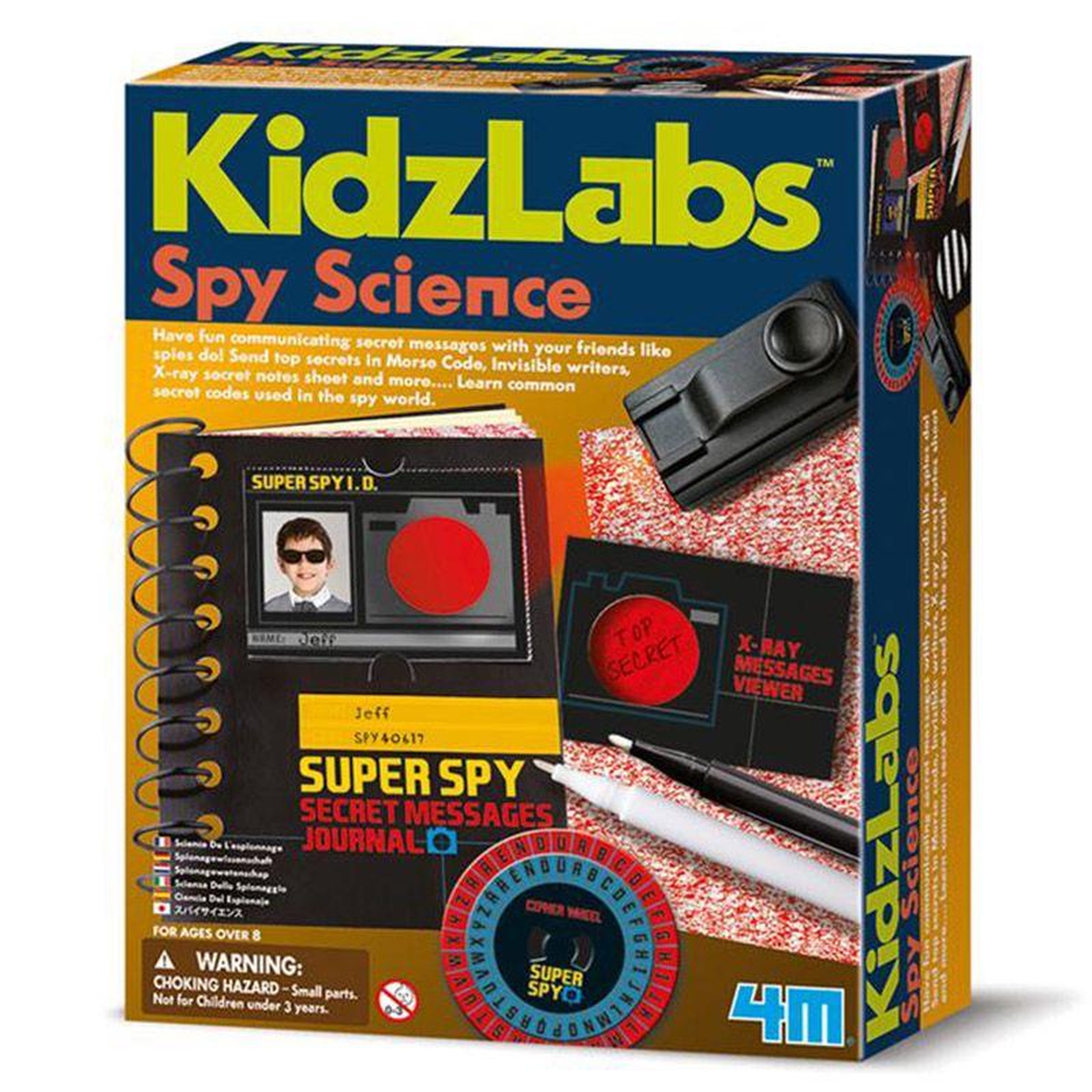 Voir la diapositive 2 : 4M Coffret découverte de la science de l'espionnage - Kit de l'espion