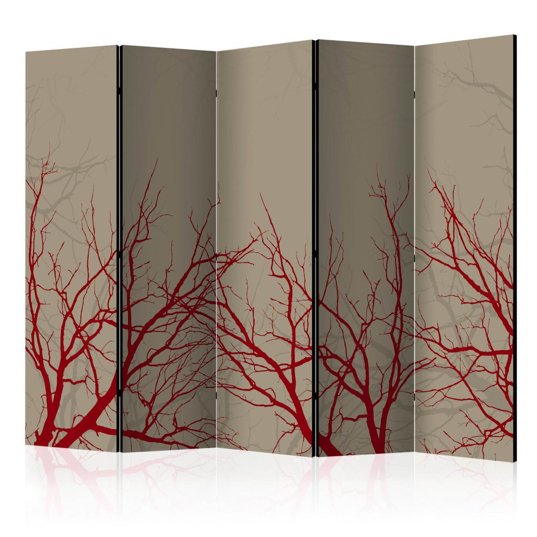 Paris Prix Paravent 5 volets  red hot branches  172x225cm