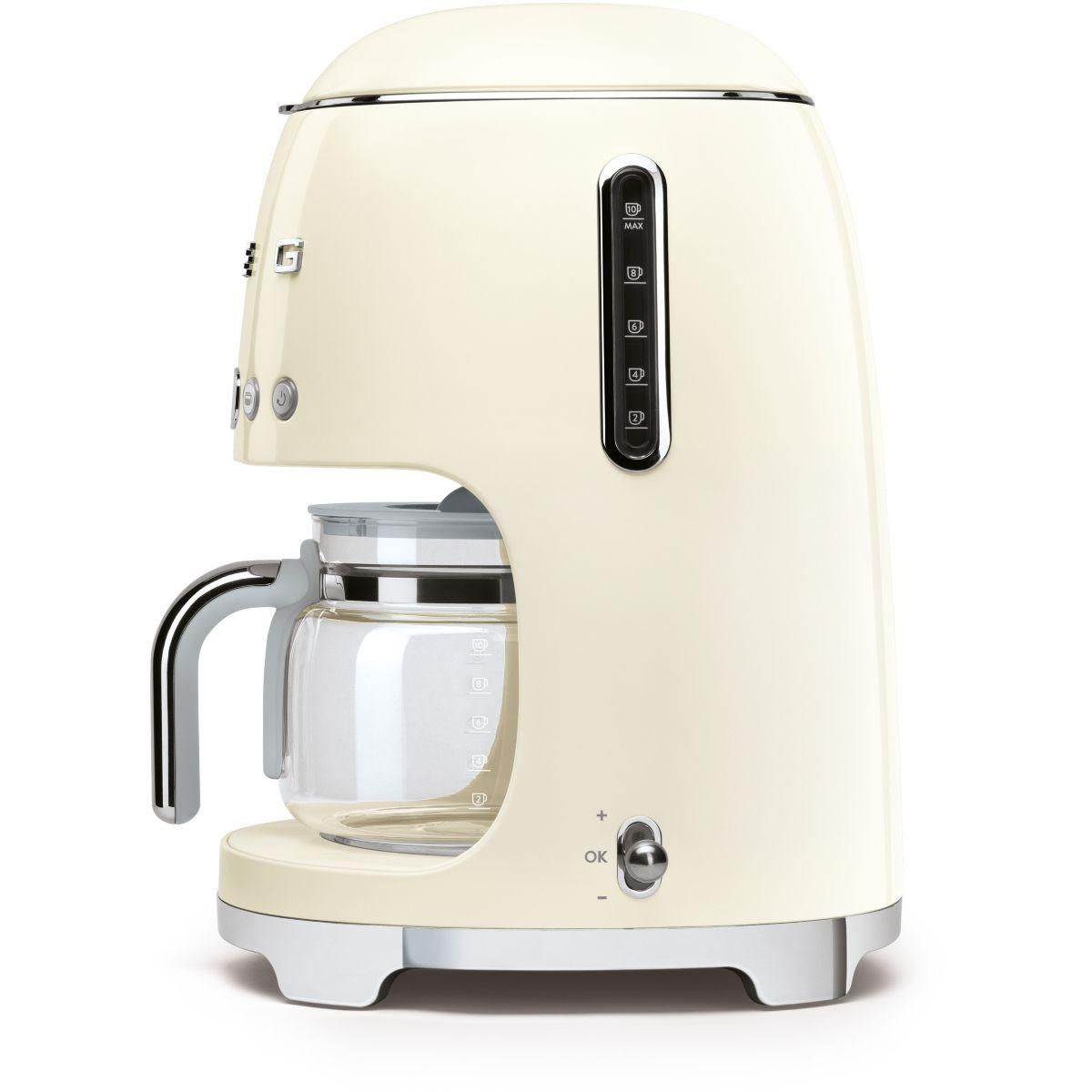 SMEG Cafetière programmable DCF02CREU creme