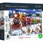 Trefl Puzzle 1000 pièces : Technologie Unlimited Fit : Le train Express du Père Noël