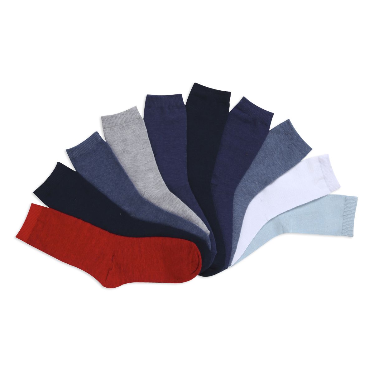 IN EXTENSO Lot de 10 paires de chaussettes 