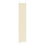 Voir la diapositive 3 : VIDAXL Store plisse creme 45x200 cm largeur du tissu 44,4 cm polyester