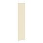 Voir la diapositive 3 : VIDAXL Store plisse creme 45x200 cm largeur du tissu 44,4 cm polyester