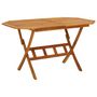Voir la diapositive 3 : VIDAXL Ensemble a manger de jardin 5 pcs Bois d'acacia solide
