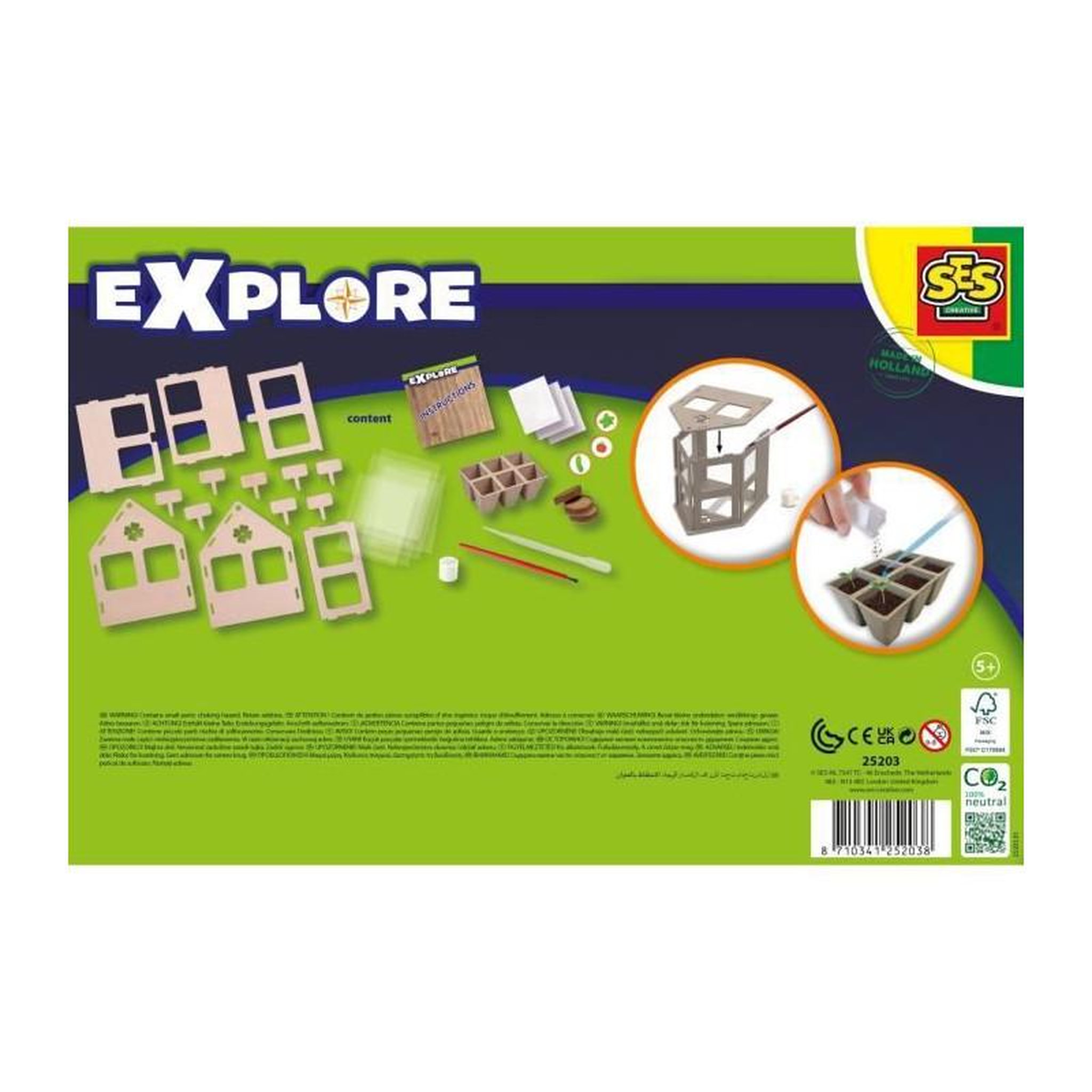Voir la diapositive 1 : SES Creative Kit SES Creative Greenhouse Veggies multicolore